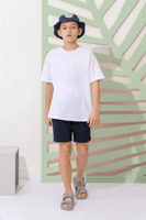 Фуфайка (футболка) для мальчика "Хоп-1" (Белый)